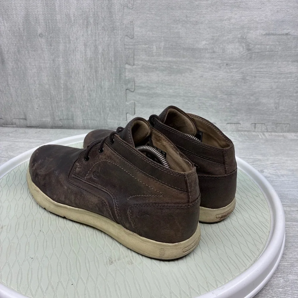 Red Wing Cross Lite Chukka Boots Mens 10 D Brown Leather Safety Toe 6719